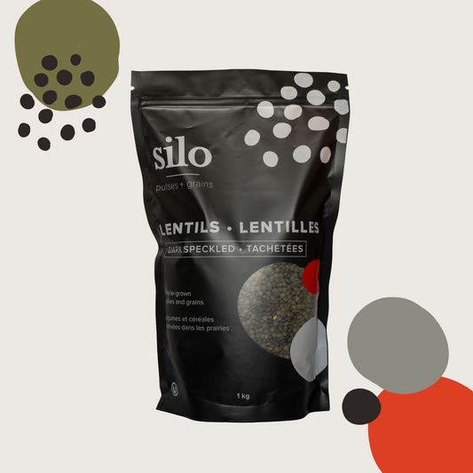 Dark Speckled Lentils